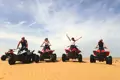 Jeep-Safari bei Sonnenuntergang in der Wüste von Hurghada