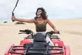 Jeep-Safari bei Sonnenuntergang in der Wüste von Hurghada